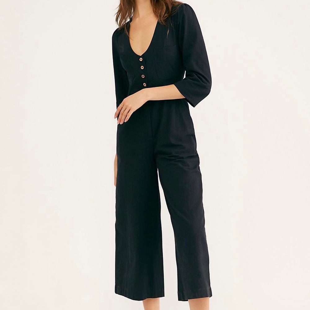 NWOT Free People Back Into It jumpsuit